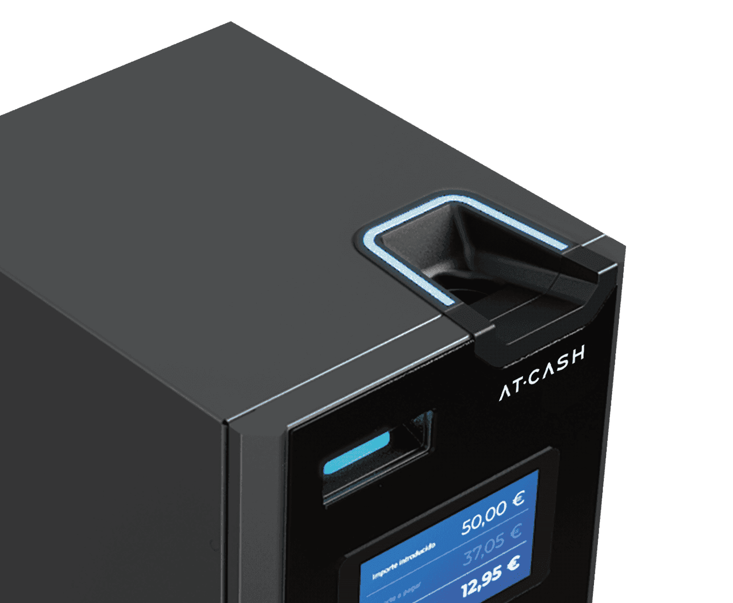 Imagen de detalle del cajón de efectivo AT-CASH