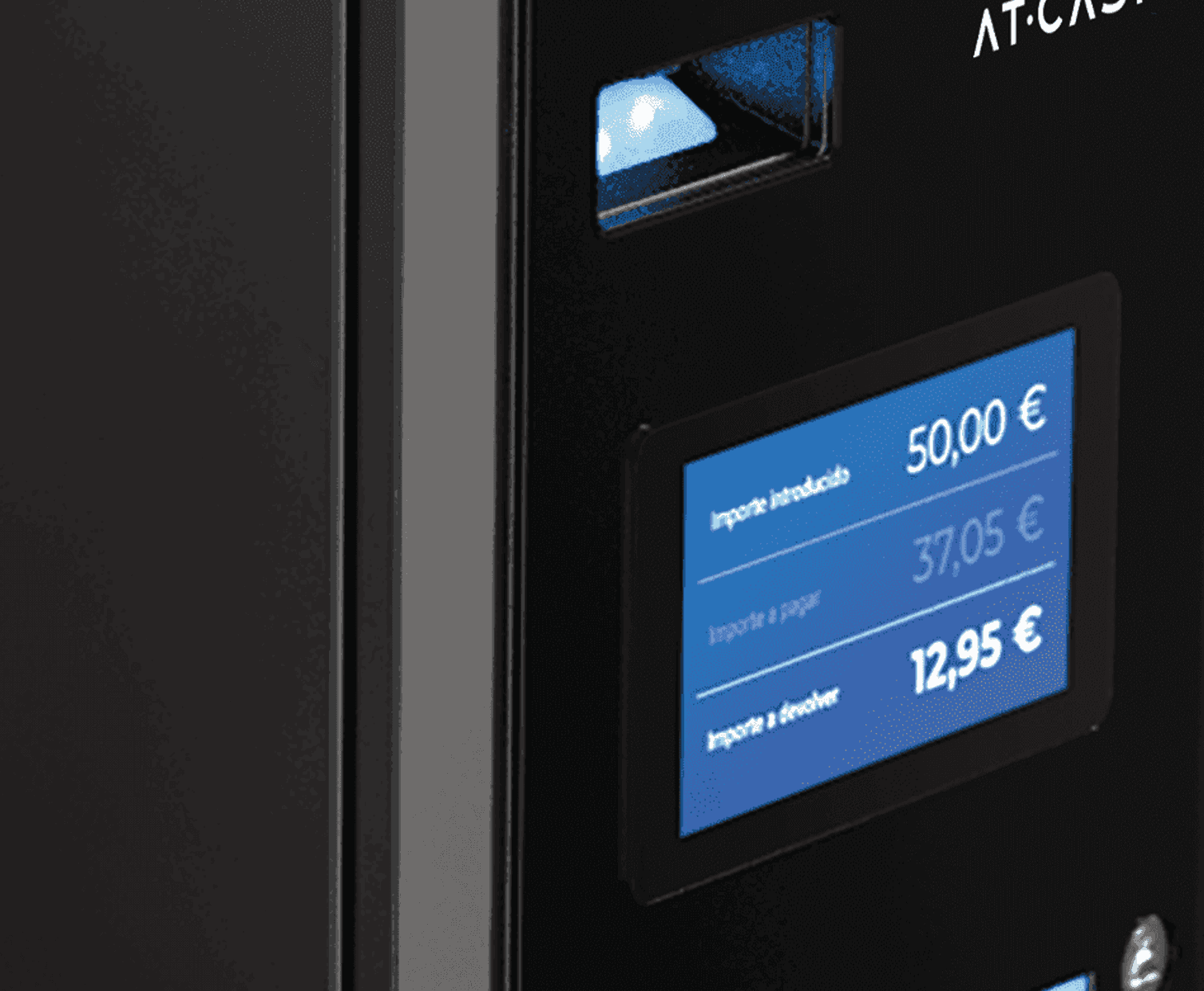 Imagen de detalle del cajón de efectivo AT-CASH
