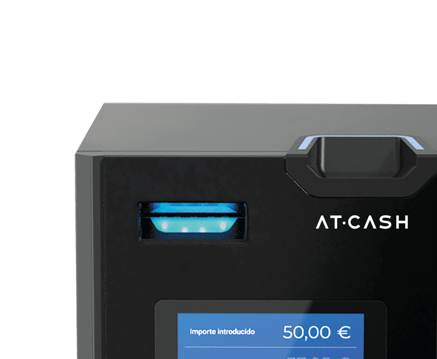 Imagen de detalle del cajón de efectivo AT-CASH