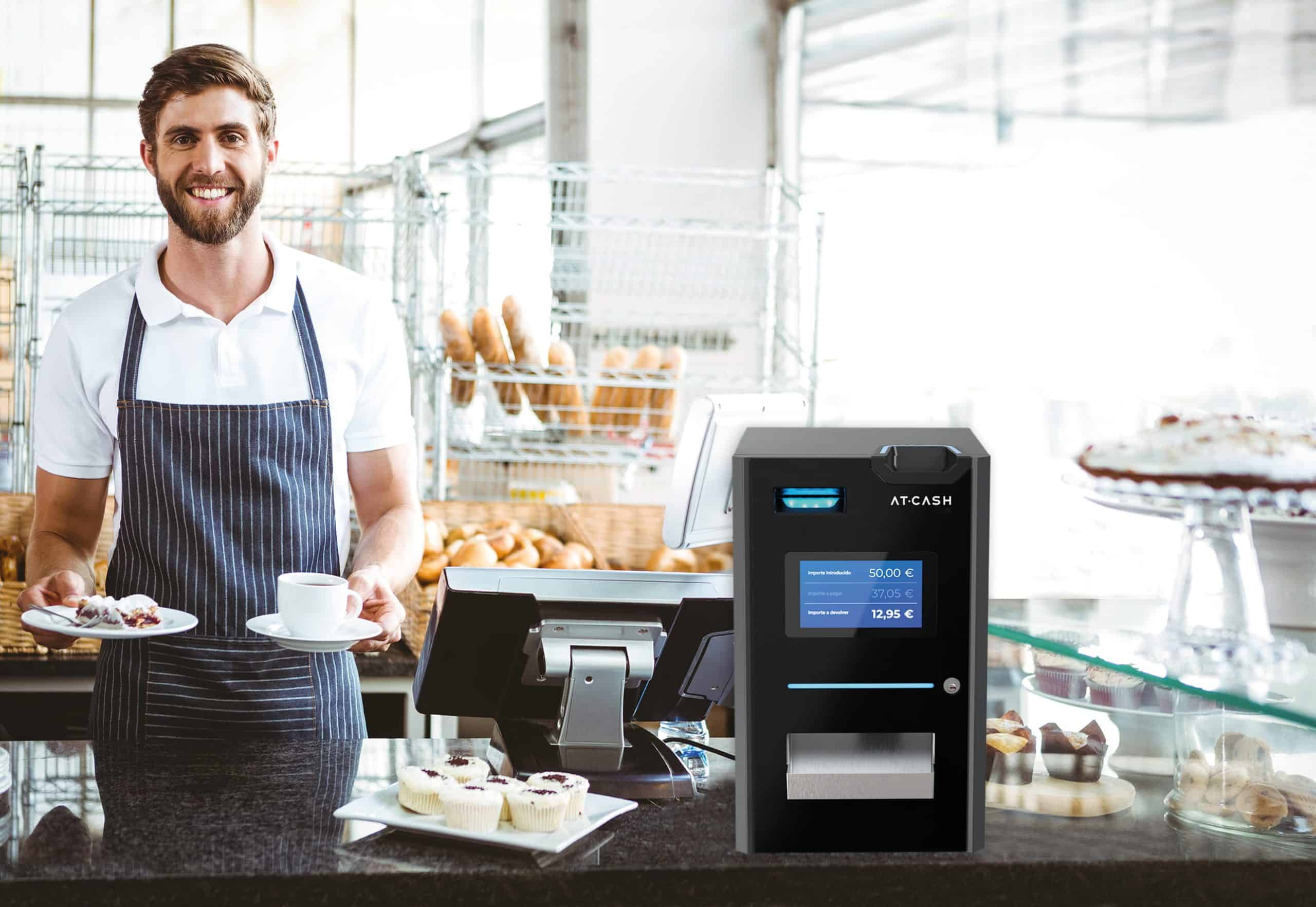 AT-CASH in a bakery