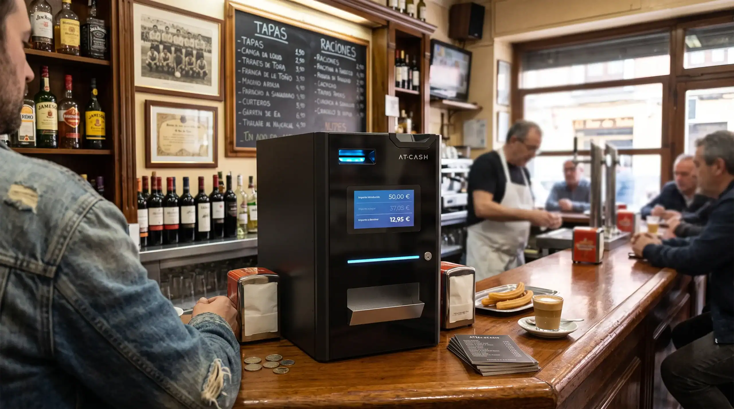 AT-CASH en un Bar AT-CASH en un Bar